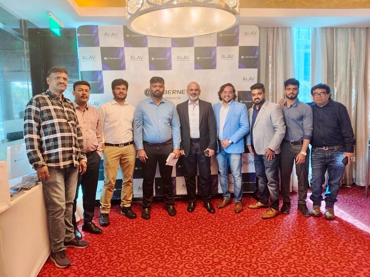 Cybernetyx and Vitharan Trade Links teams at the announcement of VTL as Cybernetyx distribution partner for Karnataka
