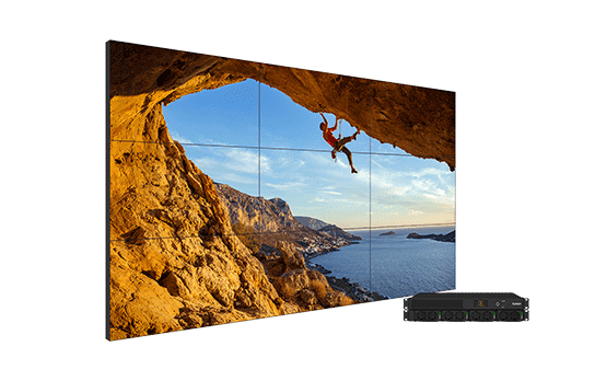 Planar Clarity Matrix G3 LCD video wall in operations center