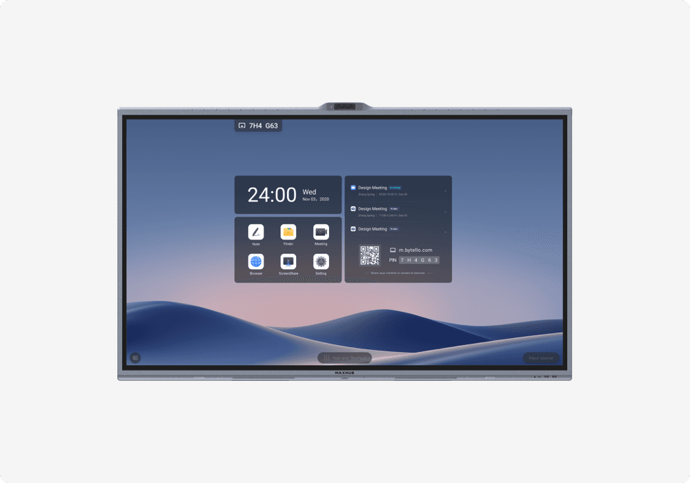 MAXHUB XBoard V7 interactive flat panel display for meeting rooms